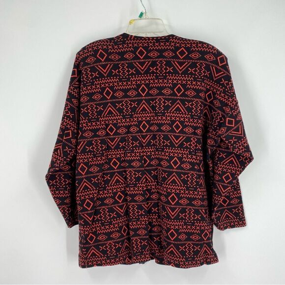 Chaus Sport Women’s V Neck Zipper Closing Bibbed Cotton Cardigan size S - Picture 3 of 3